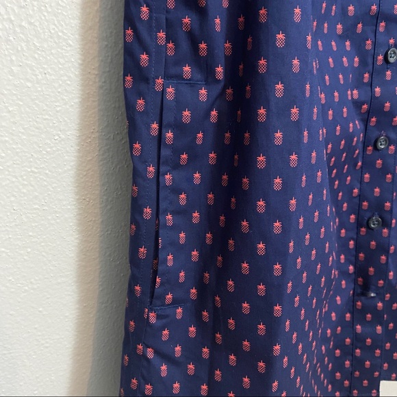 Duluth Trading Co Mini Pineapple Print Tunic Top - Picture 4 of 8